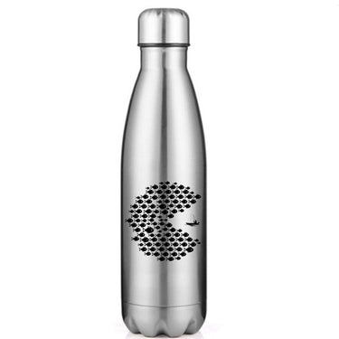 Fishing Pacman Style' Stainless Steel Water Bottle